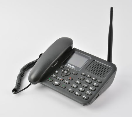 acheter Double téléphone de bureau sans fil fixe de GSM, téléphone de bureau d'antenne de TNC online manufacture
