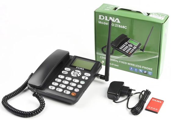 Téléphone résidentiel de ligne terrestre d'affaires d'utilisation de téléphone de ligne terrestre de DLNA ZT868C 800MHz CDMA